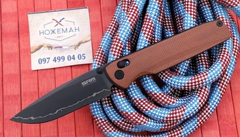 Тактический нож SRM Terrier 258L-MN2 Brown Micarta