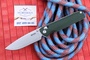SRM Knives Terrier Ambi Lock Green Micarta