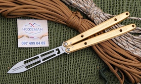 Тренировочный нож бабочка SanRenMu 515-AR