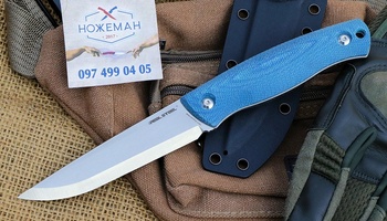Туристический нож RealSteel Pathfinder Blue Micarta