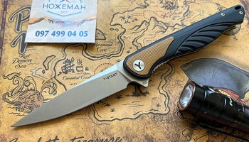 Туристический нож Y-START LK717 Brown