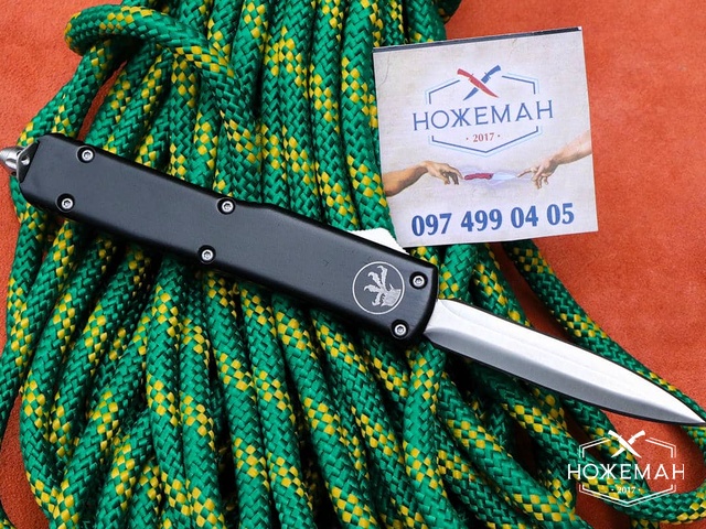 Выкидной фронтальный нож Microtech UTX-85 Double Edge