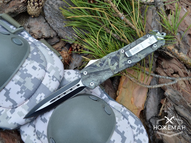 Выкидной нож Microtech Combat Troodon camouflage
