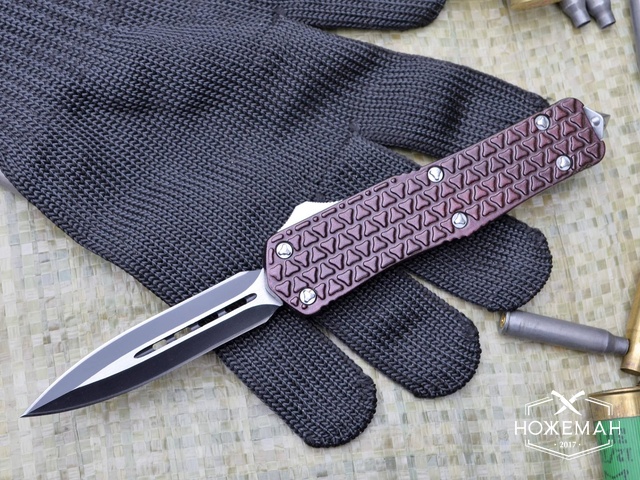 Выкидной нож Microtech Combat Troodon OTF red