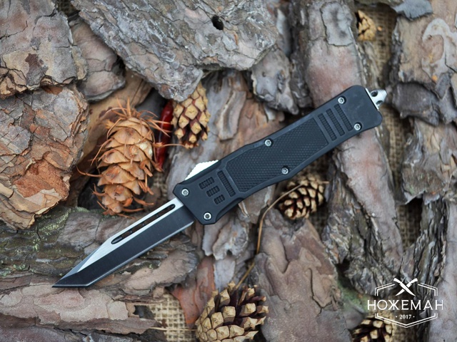 Выкидной нож Microtech Troodon tanto black