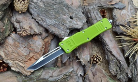 Выкидной нож Microtech Combat Troodon tanto green
