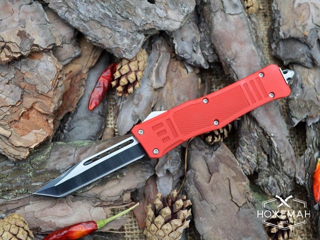 Выкидной нож Microtech Troodon tanto red